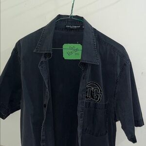 Limited Edition Dolce & Gabbana Charcoal Shirt with Logo